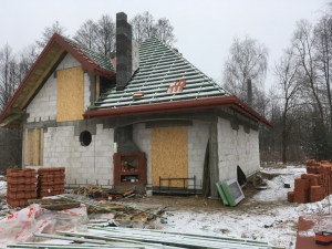 Dach w ołatowany. 2 dzień prac