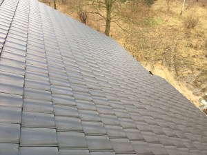 dachówka dachówki ceramiczna reńska hugenotka antracytowa czarna antracytowe